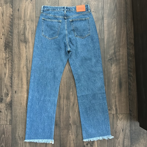 Princess Polly Reine Yolk Detail Denim Jeans - Picture 2 of 5